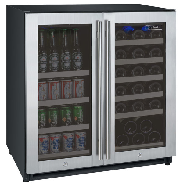 Allavino Flexcount 30.2'' 30 Bottle Dual Zone Wine Refrigerator